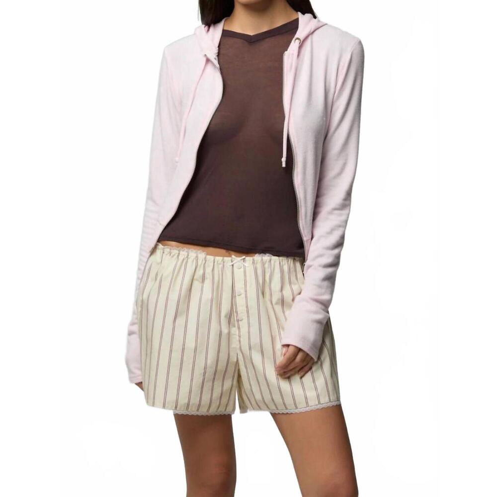 NEW ASHER luna shorts in misty rose